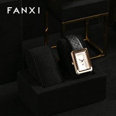 FANXI High End metal Watch Display Stand Custom superfiber Watch Display Holder