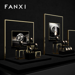 FANXI High End metal Watch Display Stand Custom superfiber Watch Display Holder