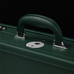 FANXI X069 Sustainable 28 Slot Green Watch Box Organizer Storage Luxury Watch Case Box with Fingerprint Lock