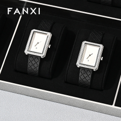 FANXI JS130 Fashionable Wholesale high-grade Metal Watches Jewelry Props Microfiber Watch Props Display Stand