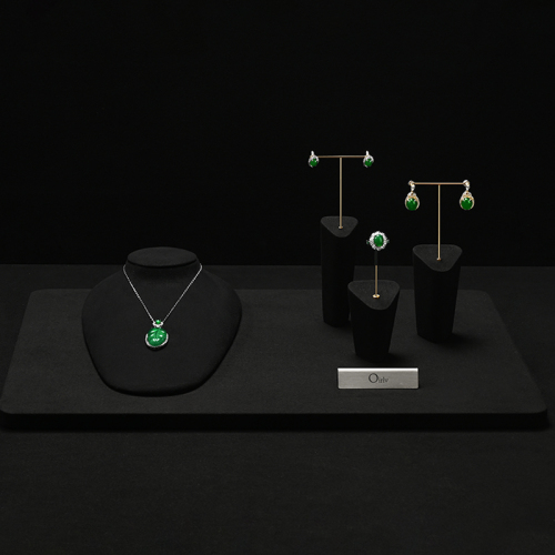 FANXI RX082 Wholesale Super Fiber Necklace Display Jewelry Display Stand for Luxury Pendant Jewellery Necklace Mannequins Bust