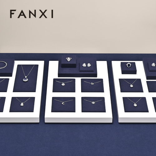 FANXI TT414 Factory Direct Sale Jewels Jewelry Display Stands Props Set for Shops