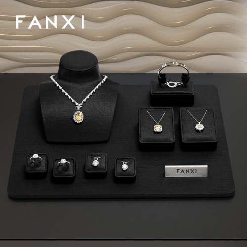 TT573 Wholesale Tess Jewelry Display Set Ring Necklace Earrings Bracelet Display Stand