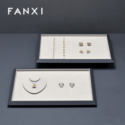 P223 Jewelry Display Trays for Ring Pendant Necklace Display Plates Luxury Jewelry Holder