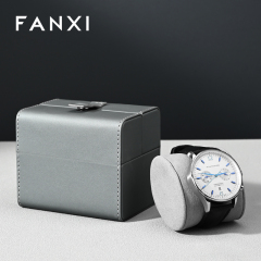 H194 Custom Leather Watch Packaging Box Luxury Vintage Watch Boxes Case and Travel Watch Case