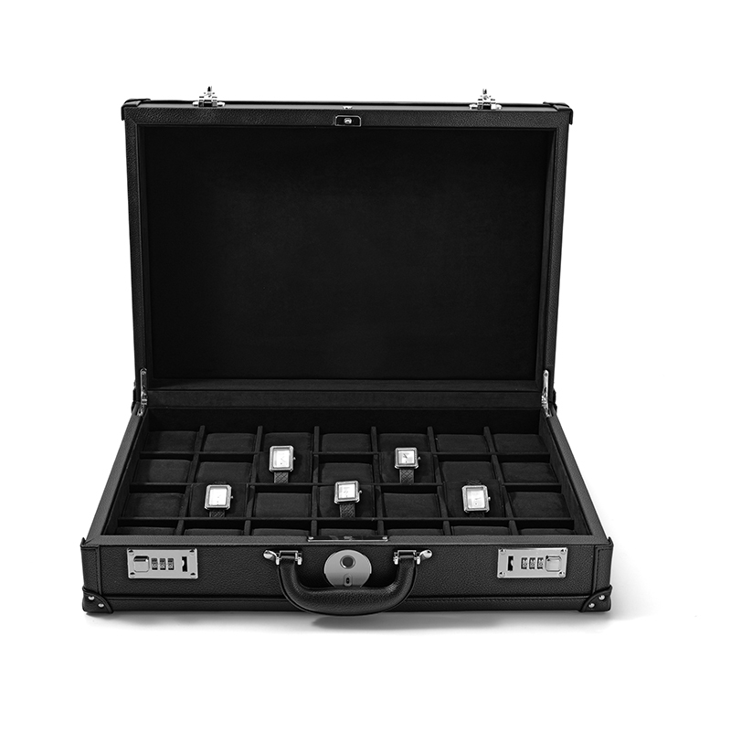High-Security Leather Watch Storage Box Watch Box Organizer Storage