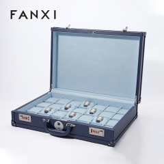 Luxurious Leather Watch Storage Box High End 28 Slots Watch Organizer
