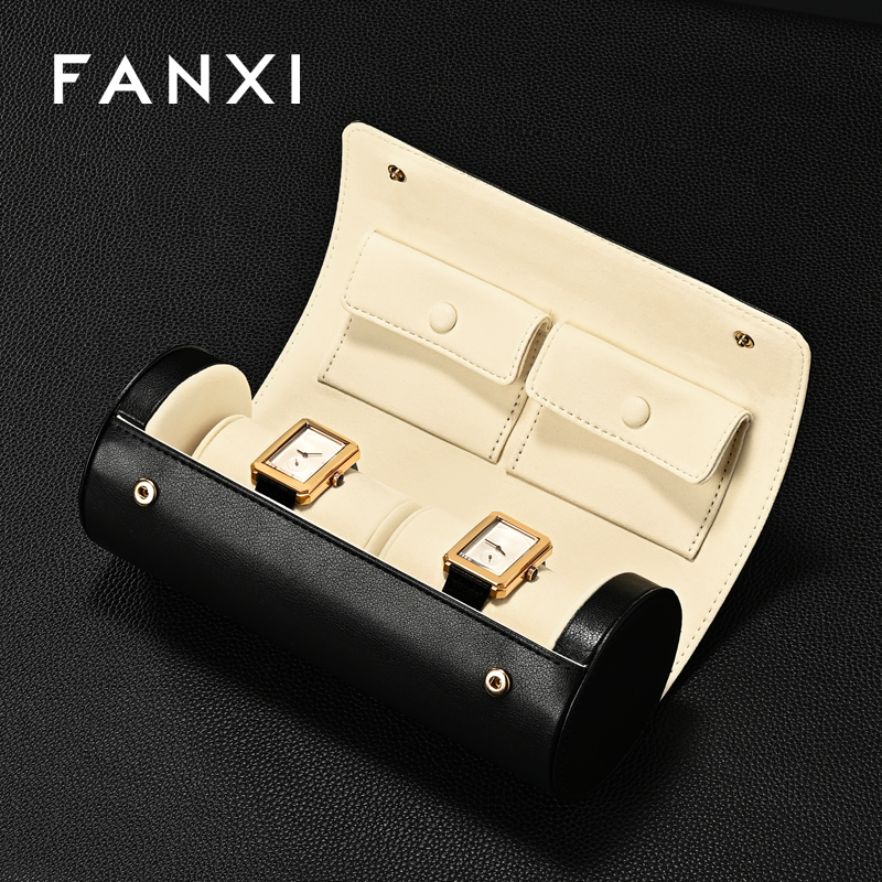 B024 Hot Sale Luxury Custom Leather Watch Boxes Commercial Gift Watches case