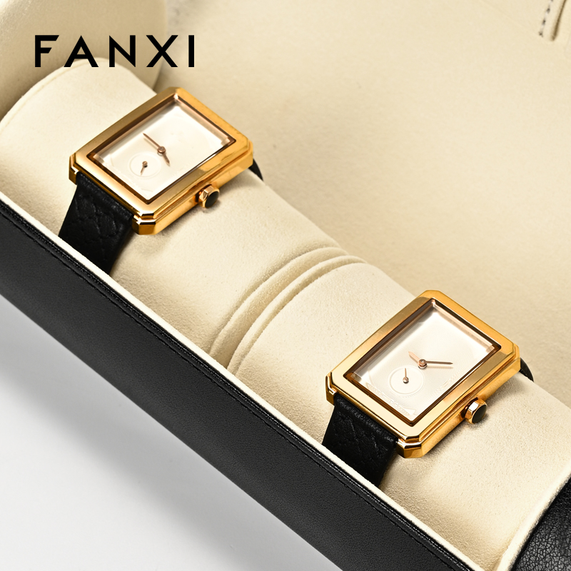 B024 Hot Sale Luxury Custom Leather Watch Boxes Commercial Gift Watches case