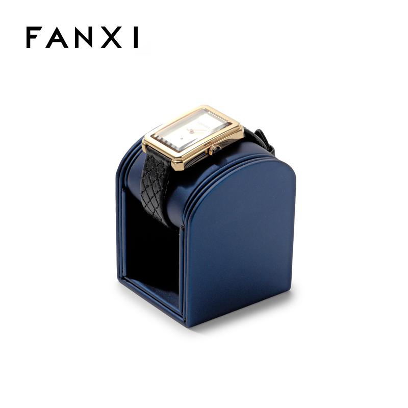High Quality Elegant Blue Watch Stand Watch Display Stand for Luxury Jewelry Storage