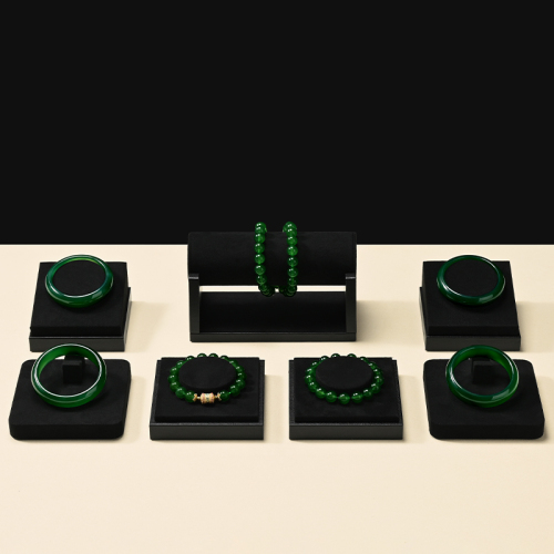 J017 Luxury Jewelry Collection Set Watch Display Pu Leather Jewelry Bracelet Display Cabinet Stands