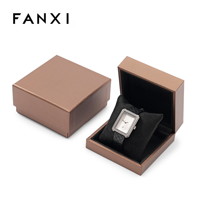 Brown Paper Watch Storage Box Watch Packaging Box Custom Logo