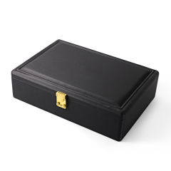 Custom logo Travel Jewelry Box Organizer Wholesale Pu Leather Earring Ring Necklace Jewellery Case