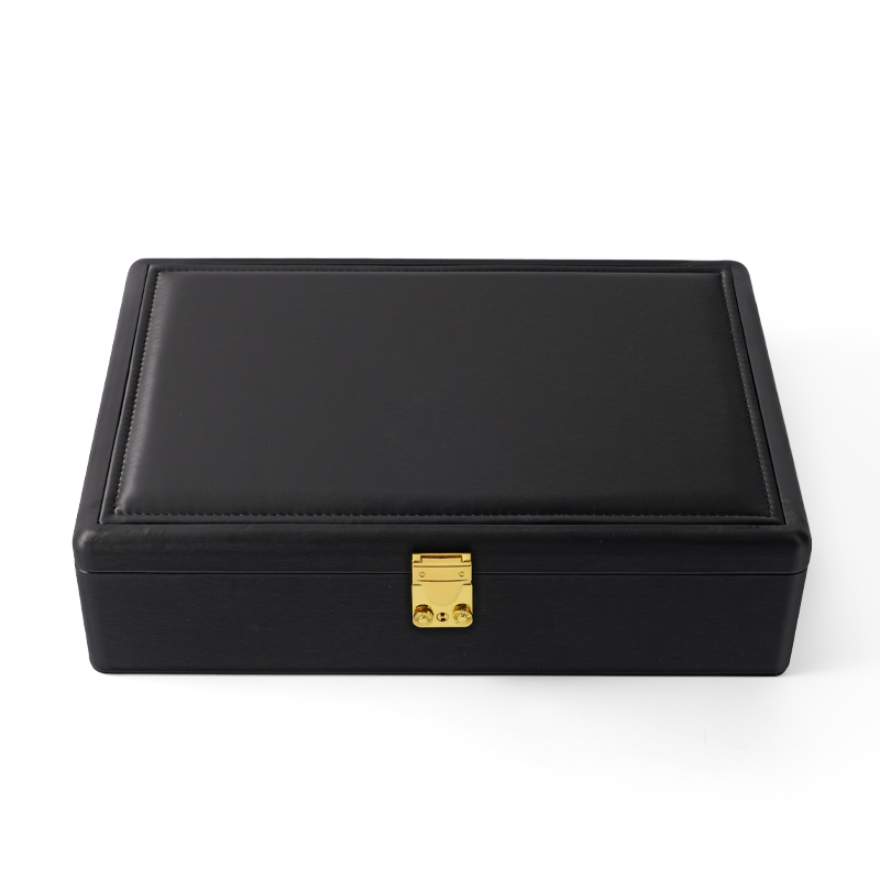 Custom logo Travel Jewelry Box Organizer Wholesale Pu Leather Earring Ring Necklace Jewellery Case