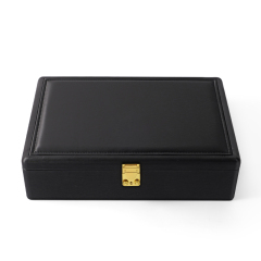 Custom logo Travel Jewelry Box Organizer Wholesale Pu Leather Earring Ring Necklace Jewellery Case