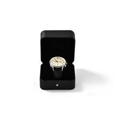 Customization Leather Black Bangle Watch Box Jewelry Storage Box Multi Functional Jewelry Box