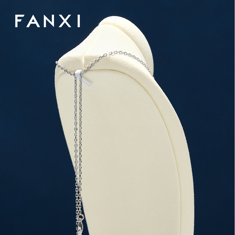 RX118 Jewelry Display Stand Custom Color Portrait Display Stand Luxury Necklace Bust