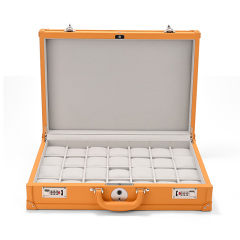 Watch Case PU Leather Microfiber Luxury Storage Watch Case High Quality Watch Set Box