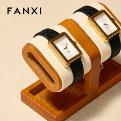 SM250 Watch Display Bangle Bracelet Jewelry Holder Wooden Wrist Watch Display Stand