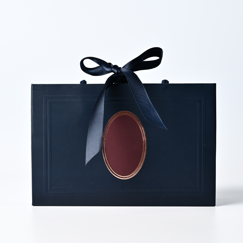 Jewelry Bag Blue Paper Bag Luxury Gift Packaging Bag Custom Logo