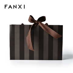 Paper Bag Brown Jewelry Packaging Bag Luxury Jewelry Bag Custom Logo