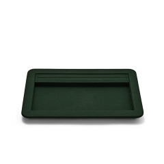 Jewelry Tray Green Microfiber Jewelry Display Tray Ring Earring Necklace Bracelet Plate