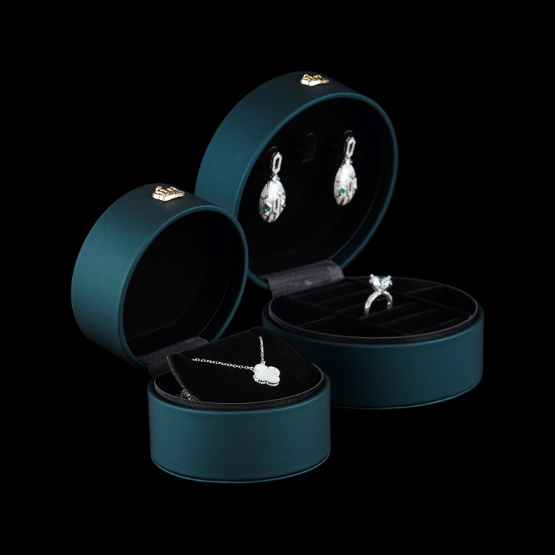 New Product Modern Ring Jewelry Packaging Box PU Leather Luxury Bracelet Earring Box With Custom Logo