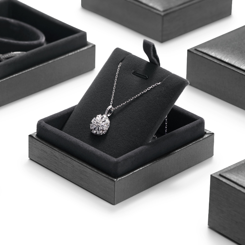 FANXI Customized Women Girls Jewelry Packaging Box Earring Necklace Jewellery Ring Packaging Jewelry Box With Logo