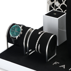 2023 Factory Design Luxury Jewelry Display Showcase Set Necklace Bust Jewelry Display Ring Stand