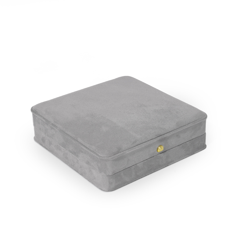 FANXI Factory Elegant Velvet Jewelry Packaging Box Wholesale Custom Ring Necklace Box with Logo