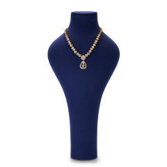 FANXI Custom Hot Sale Dark blue Mircrofiber Jewelry Display Stand For Ring Earring Pendant Necklace Jewelry Rack