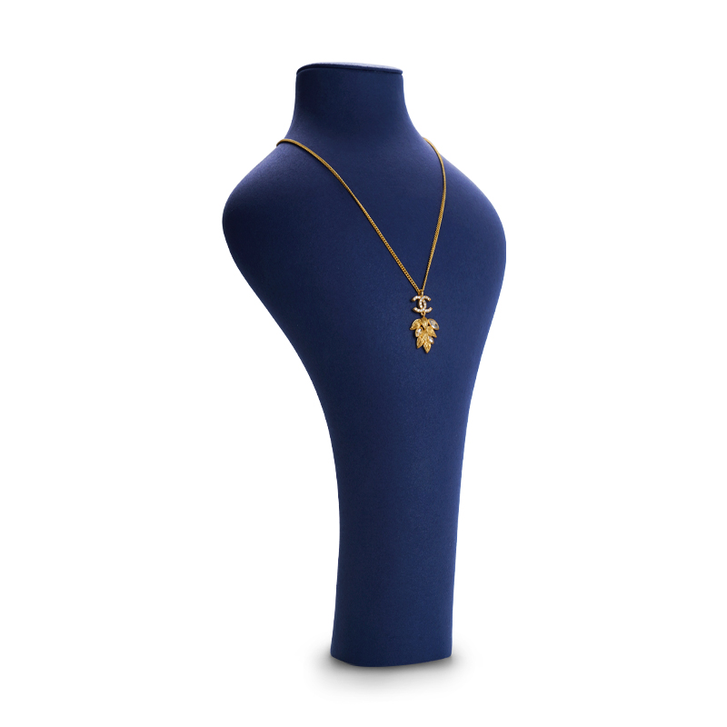 FANXI Custom Hot Sale Dark blue Mircrofiber Jewelry Display Stand For Ring Earring Pendant Necklace Jewelry Rack