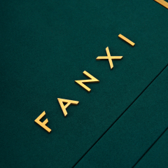 FANXI China Luxury Jewelry Display Wholesales Custom Gold Metal Microfiber Ring Bangle Necklace Jewelry Set
