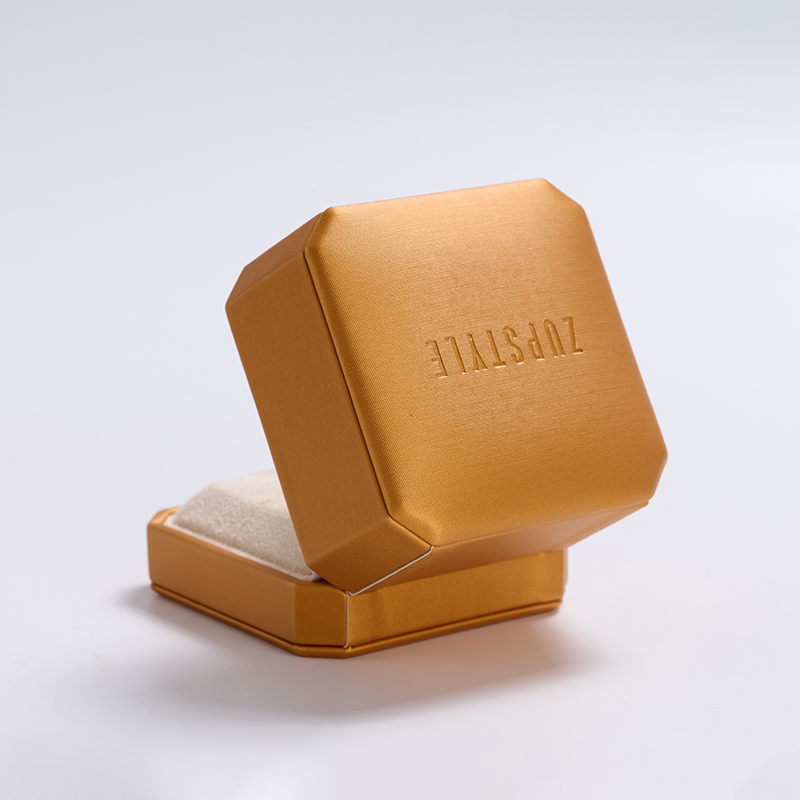 Customized PU Leather Microfiber Jewelry Box Fashion Style Ring Diamond Necklace Pendant Bracelet Storage Box