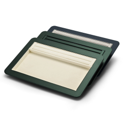 FANXI Hot Sale Ring Bracelet Display Tray PU Leather Microfiber Jewelry Tray Organizer For Exhibition
