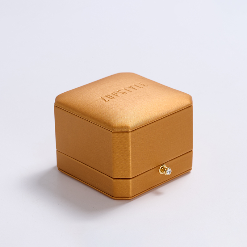 Customized PU Leather Microfiber Jewelry Box Fashion Style Ring Diamond Necklace Pendant Bracelet Storage Box