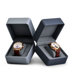 FANXI Ready to Ship Classic Gray Wrist Watch Box For Bangle Bracelet Jewelry Men Watch Packaging Box
