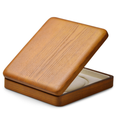 FANXI New Display Solid Wood Necklace Box Jewelry Storage Box With Microfiber Jewellery Display Exhibitor Box