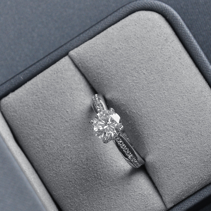 In Stock Custom Logo Jewellery Packaging Pu Leather Custom Jewelry Boxes Ring Jewelry Box Sets