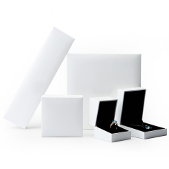 FANXI Manufacturer Custom Jewelry box white Necklace Earrings Ring Jewelry Packaging box Storage Jewelry Box