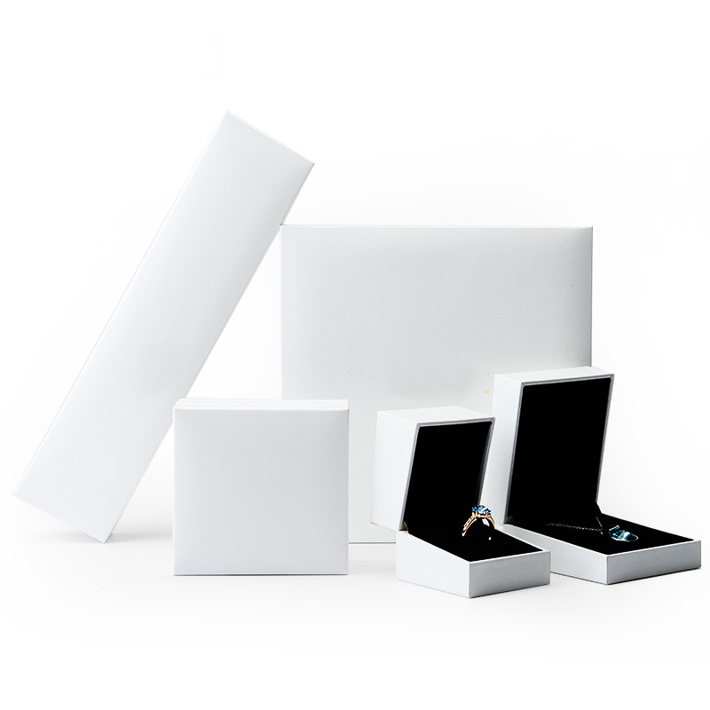 FANXI Manufacturer Custom Jewelry box white Necklace Earrings Ring Jewelry Packaging box Storage Jewelry Box