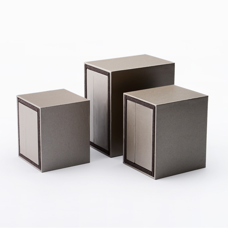 FANXI factory wholesale custom logo plastic brown jewelry necklace bangle earring pendant ring box