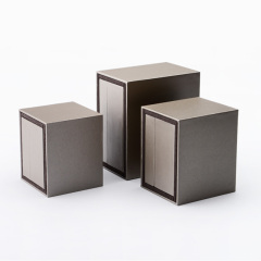 FANXI factory wholesale custom logo plastic brown jewelry necklace bangle earring pendant ring box