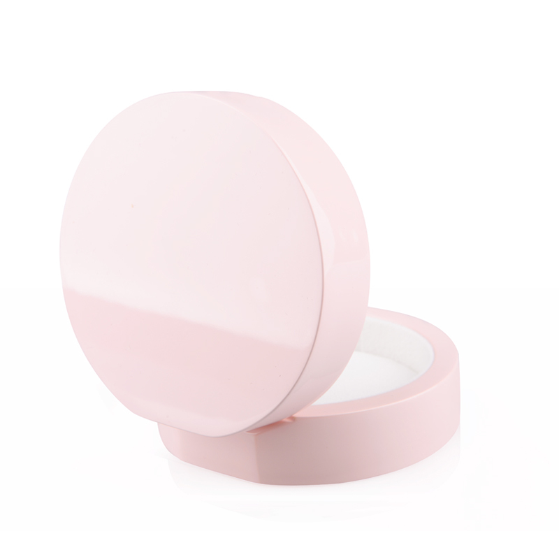 FANXI Custom Romantic Round Pink Lacquer Gift wooden packing box packaging box