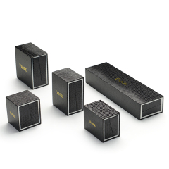 FANXI China Manufacturer Fancy Leatherette Paper Gift Drawer Packaging Boxes Exhibitor Plastic Jewelry Box