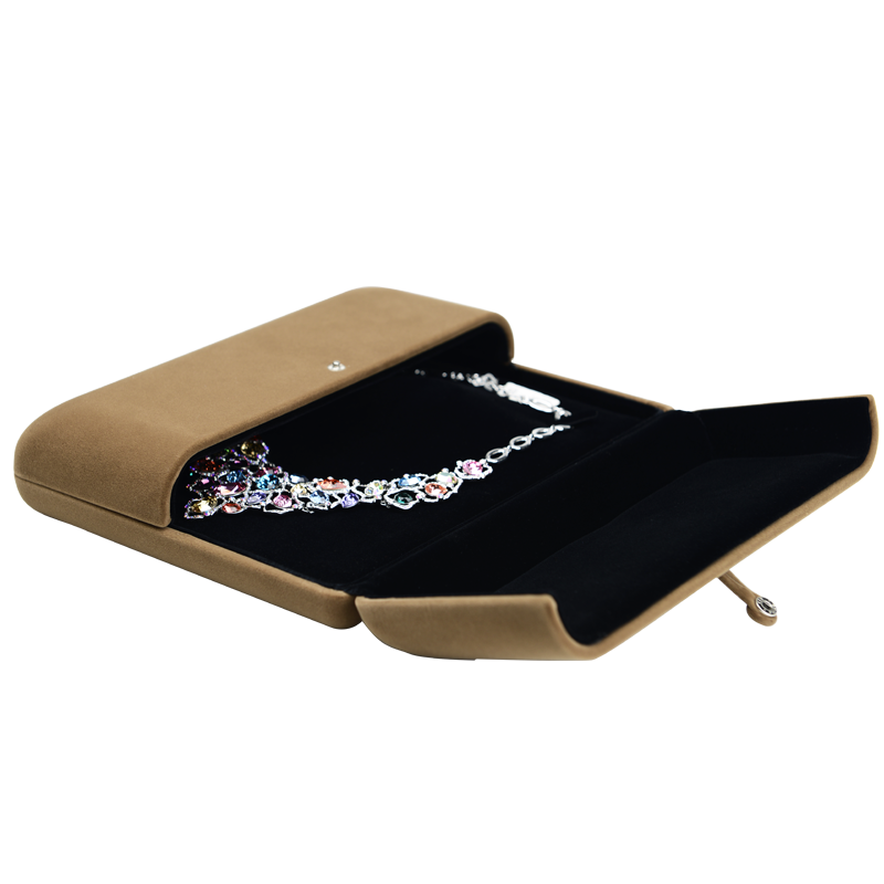FANXI factory wholesale custom logo mother of pearl inlaid necklace jewelry box