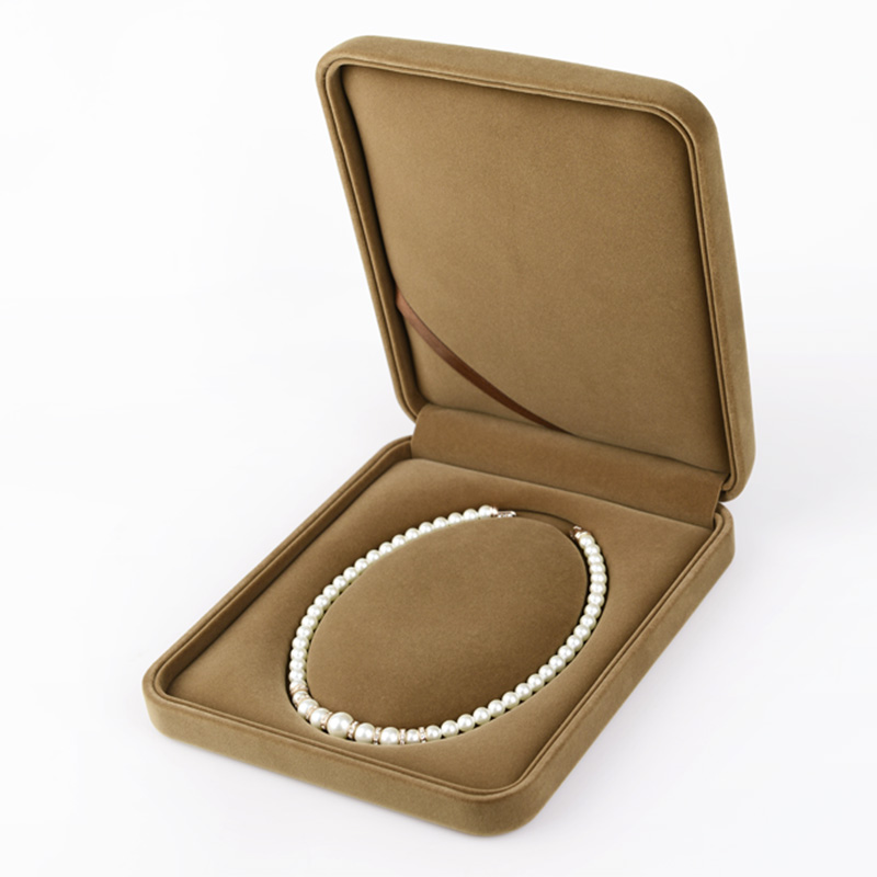FANXI factory wholesale custom logo mother of pearl inlaid necklace jewelry box