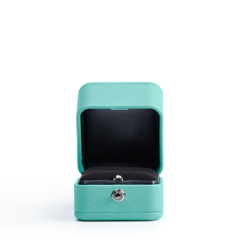 Fanxi Wholesale New Arrival Blue Jewelry Necklace Box Custom Logo Luxury Wedding Ring Box