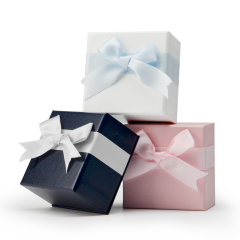 FANXI New Product White Jewellery Box Ring Necklace Pendant Display For Christmas Custom Logo Gift Boxes Cardboard Paper Box