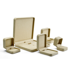 FANXI wholesale custom logo high-end jewelry packing boxes with microfiber for ring earring bangle necklace jewelry box